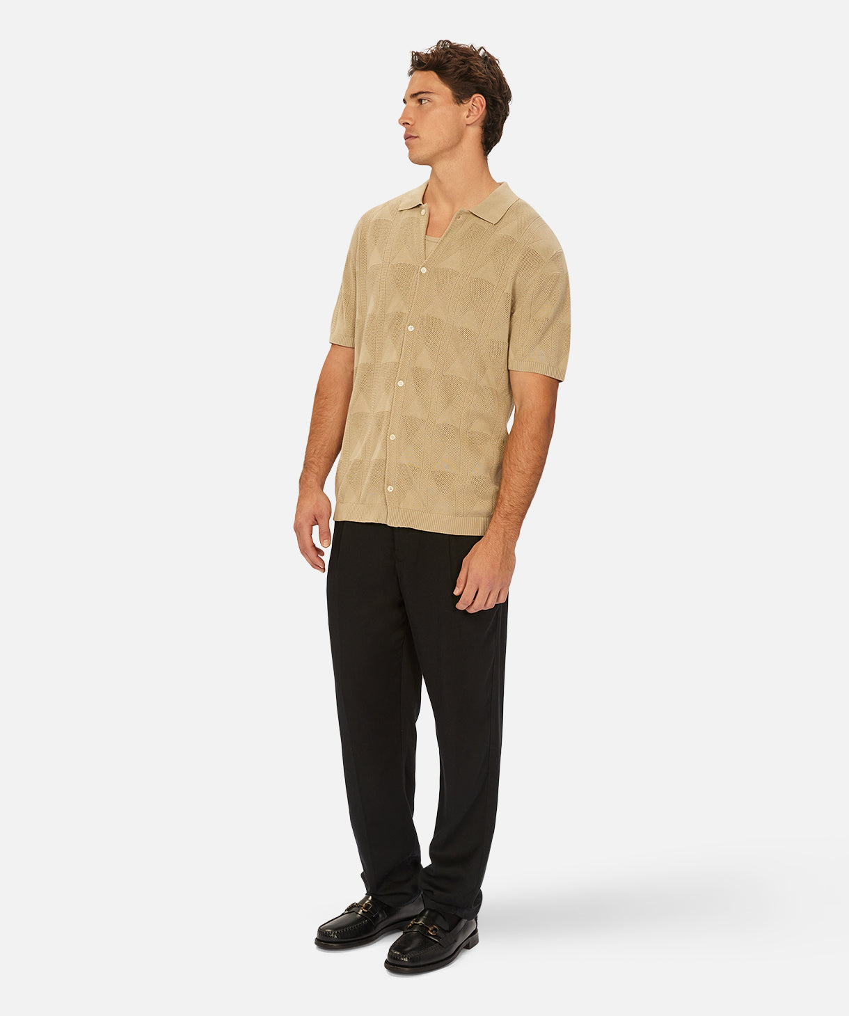 Ermont Short Sleeve Shirt for Men - Soft Sage Green Casual Button Down Shirt | Perfect for Office, Summer Outfits & Casual Wear