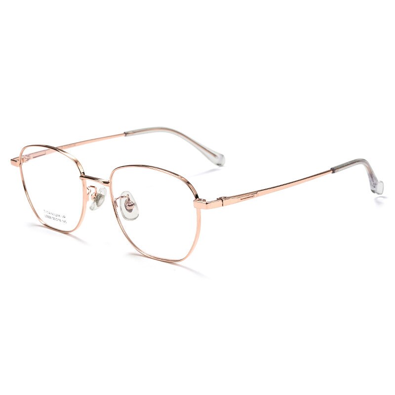 Bclear Unisex Full Rim Square Titanium Eyeglasses LB5509 - Lightweight Durable Frame for Men & Women - Perfect for Reading, Work, and Everyday Wear