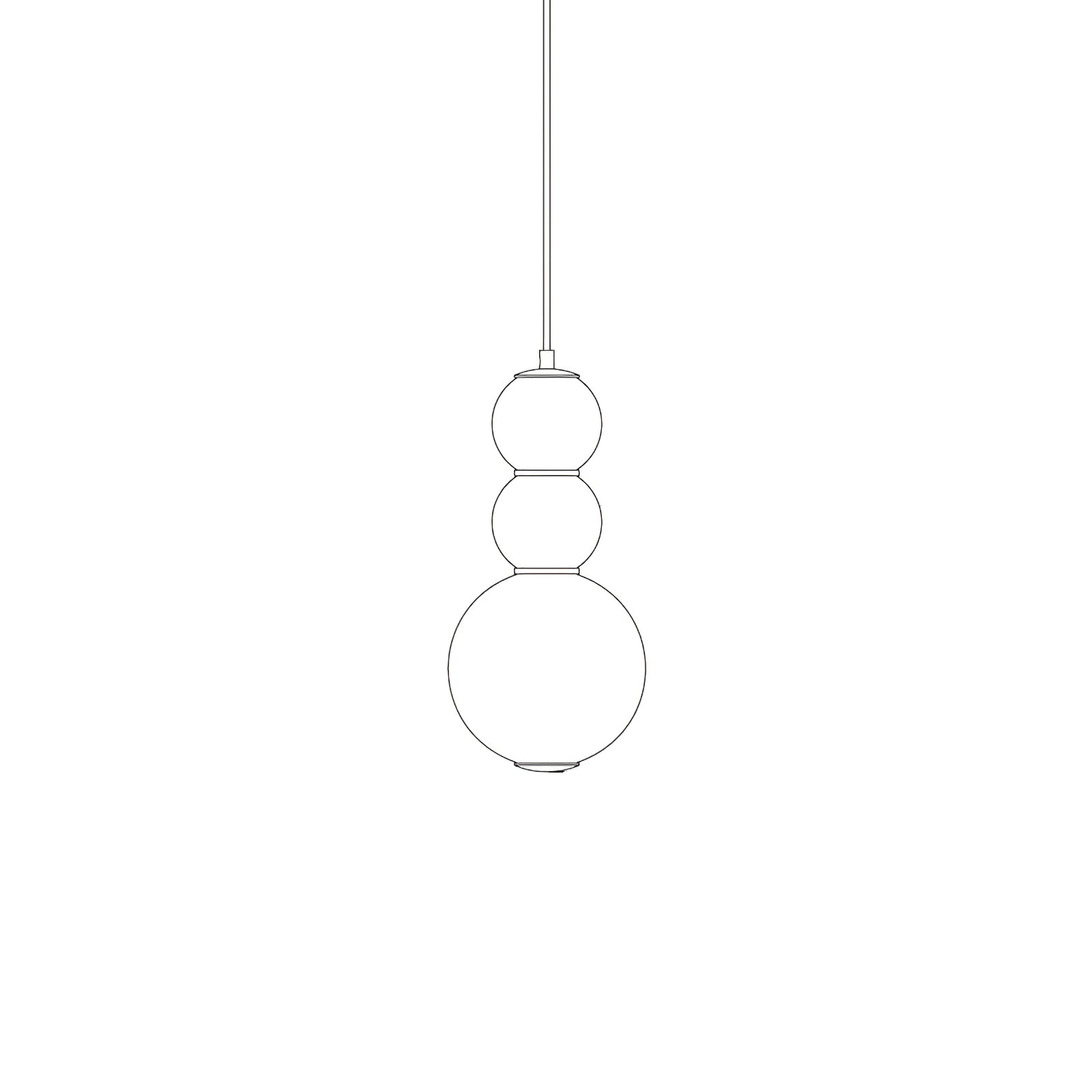 Modern Double Globe Pendant Light - Adjustable Hanging Chandelier for Dining Room, Kitchen Island & Bedroom Lighting - Industrial Vintage Style Ceiling Fixture