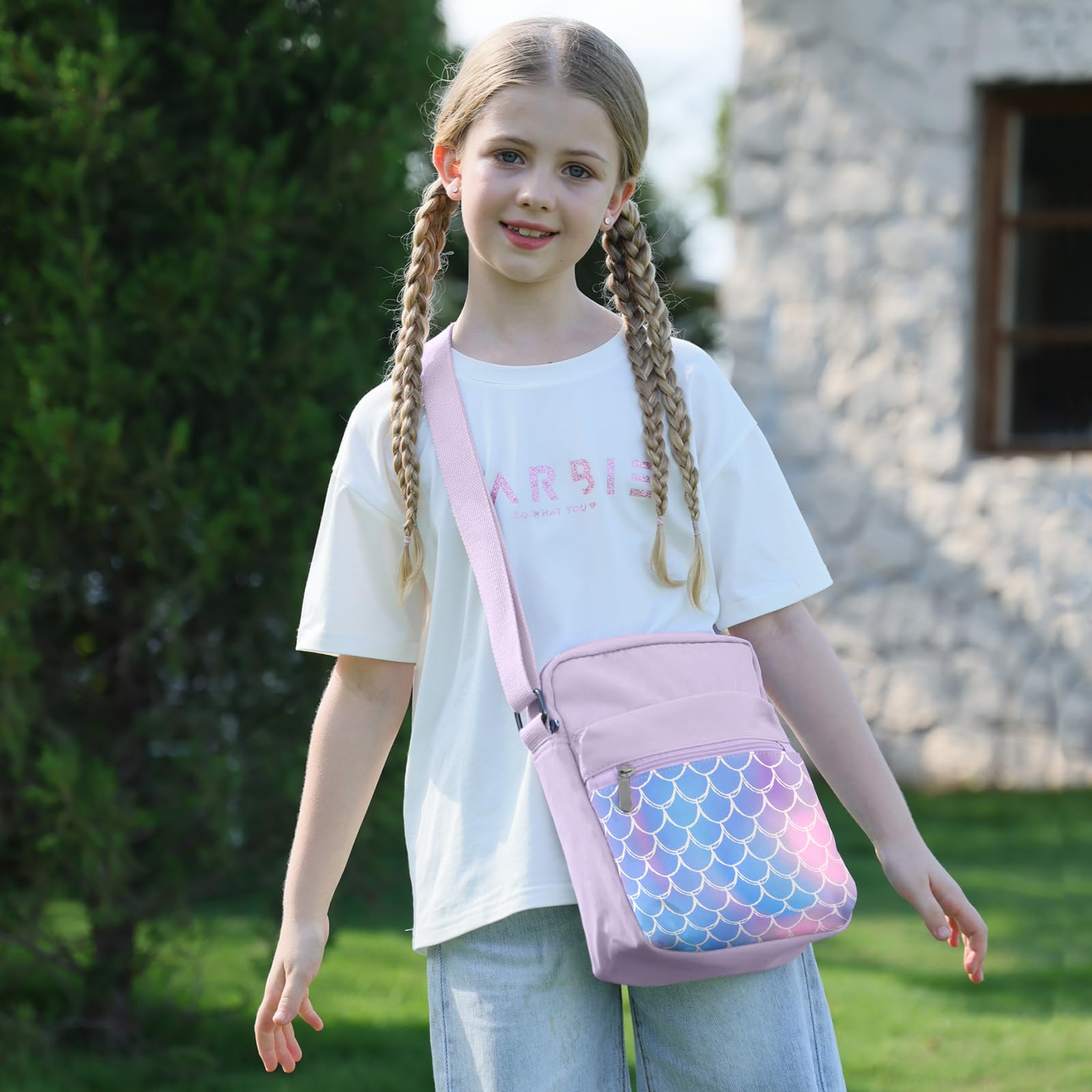 Choco Mocha Crossbody Purse for Girls Ages 6-10 | Adjustable Strap Kids Shoulder Bag | Perfect for School, Travel & Playdates
