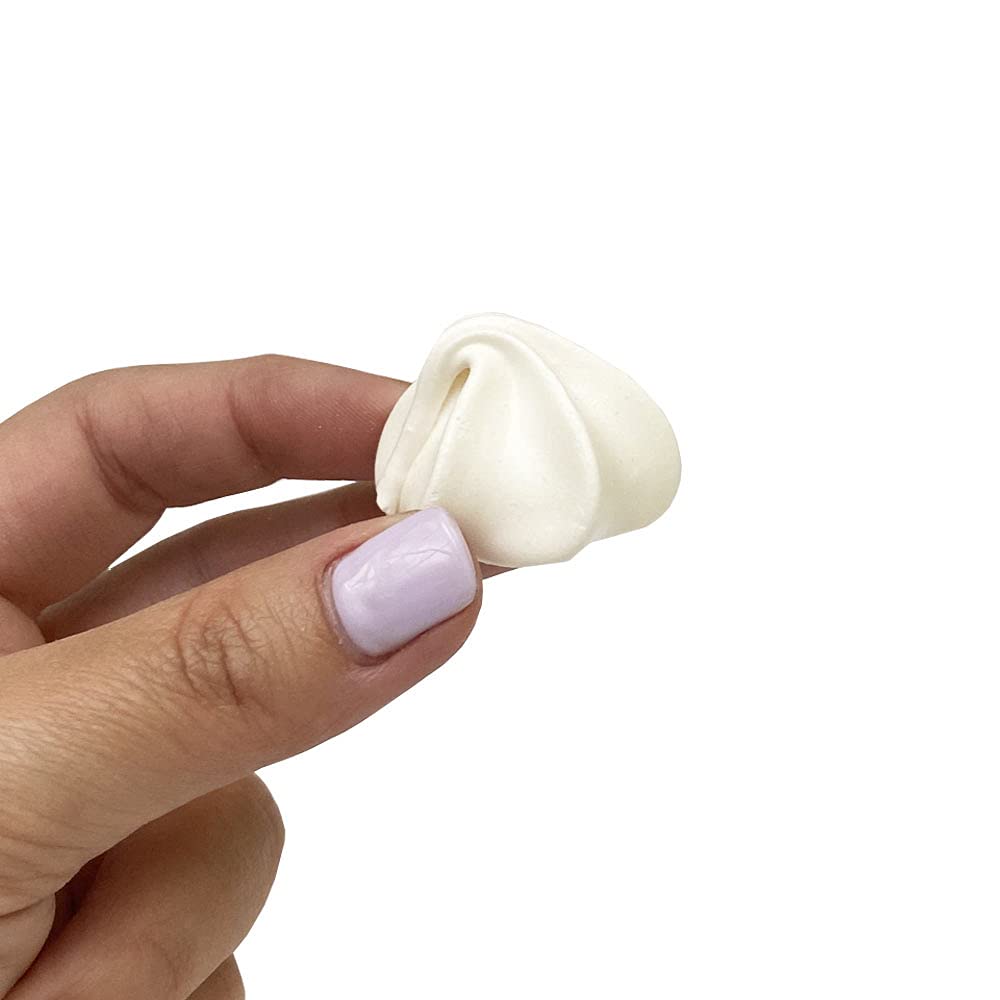 Krunchy Melts Original Vanilla Meringue Cookies - Low Calorie (90 Cal/Serving), Fat Free, Gluten Free, Dairy Free Snacks (4 Oz) - Perfect for Keto Diet, Weight Loss & Healthy Dessert Lovers
