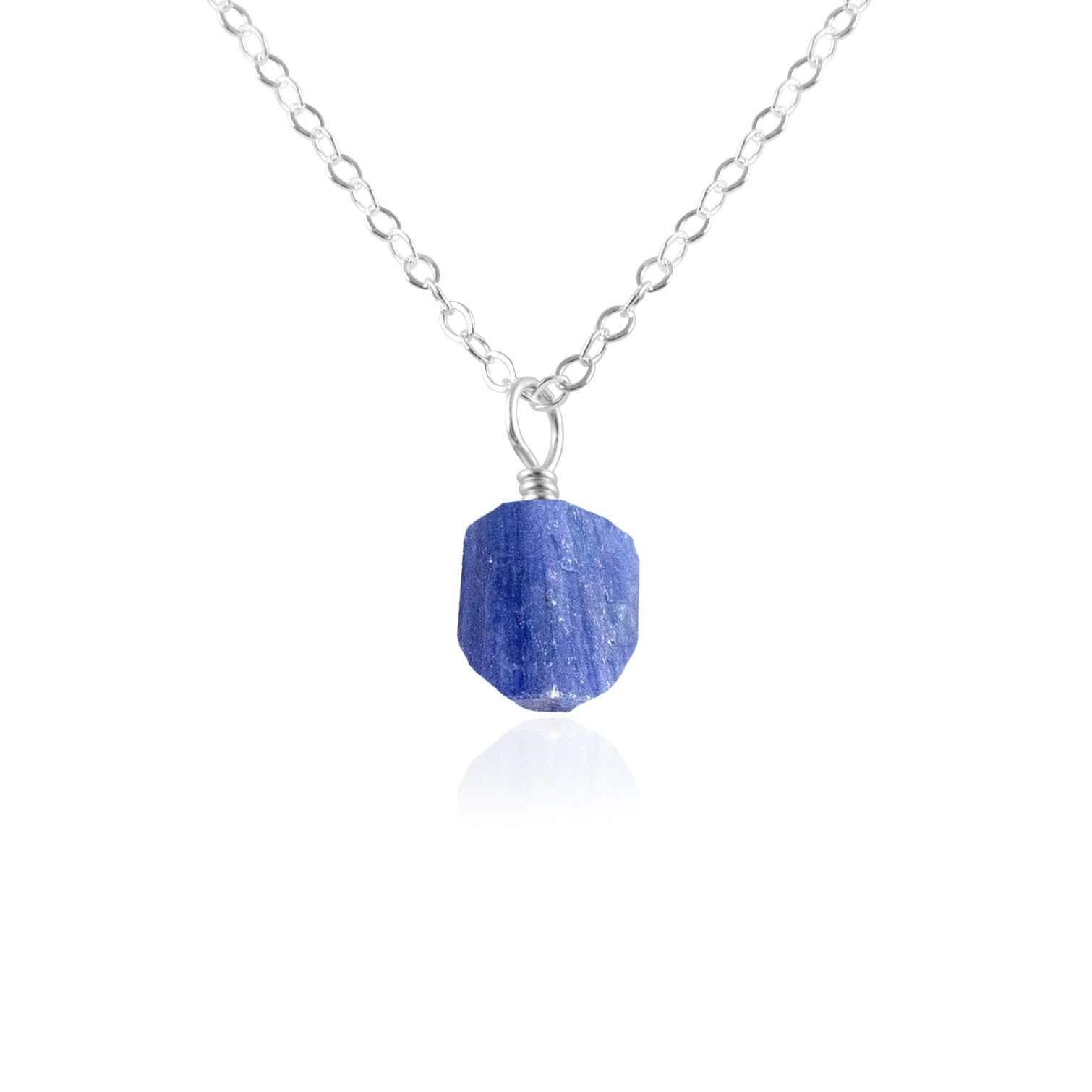 Natural Raw Kyanite Pendant Necklace - Healing Crystal Jewelry for Women, Chakra Balancing & Spiritual Protection - Perfect for Meditation, Yoga & Energy Work