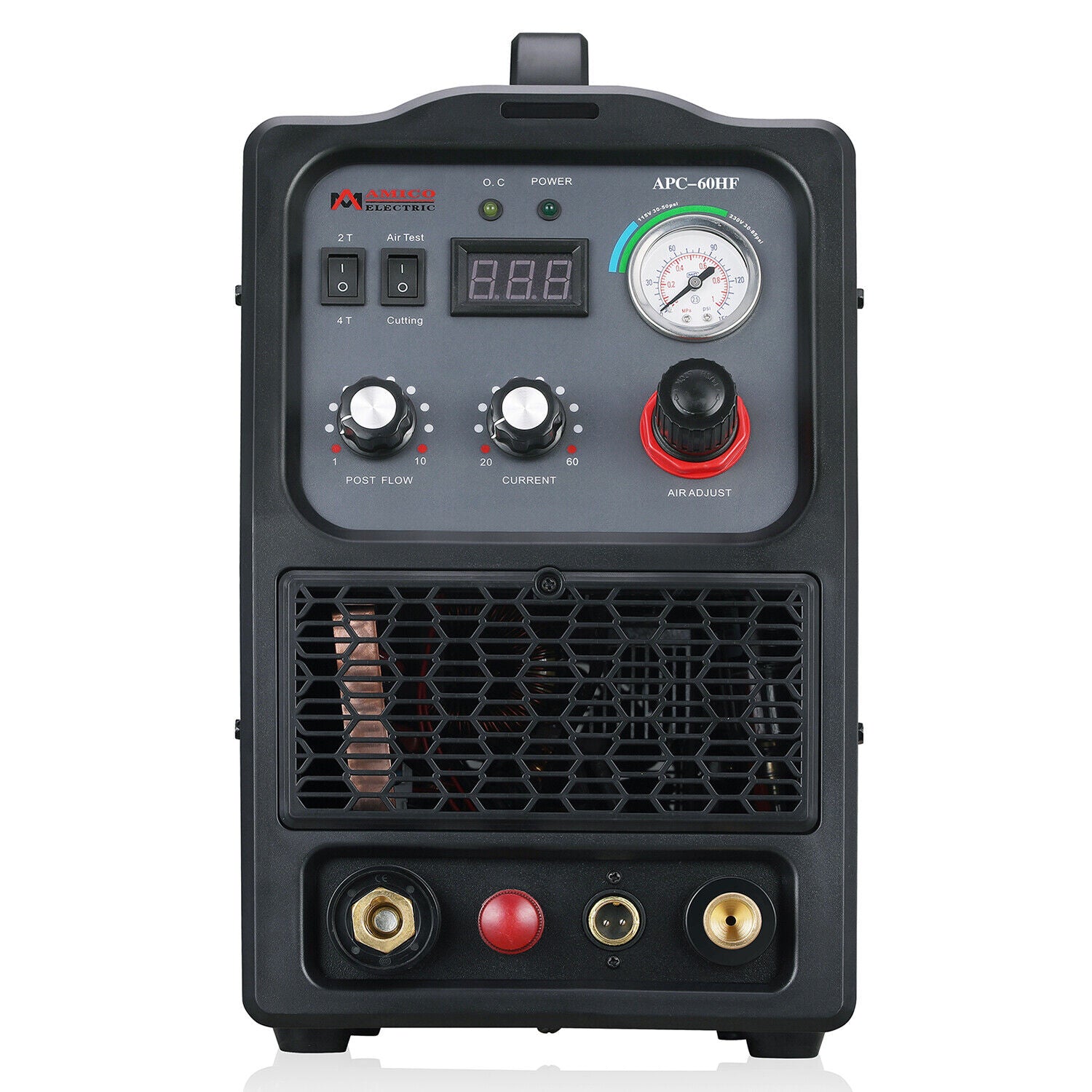 Amico Electric APC 60HF 100-250V Wide Voltage 1.0 Inch Clean Cut Non-Touch Pilot Arc Plasma Cutter - Perfect for Metal Fabrication, DIY Projects, and Industrial Cutting