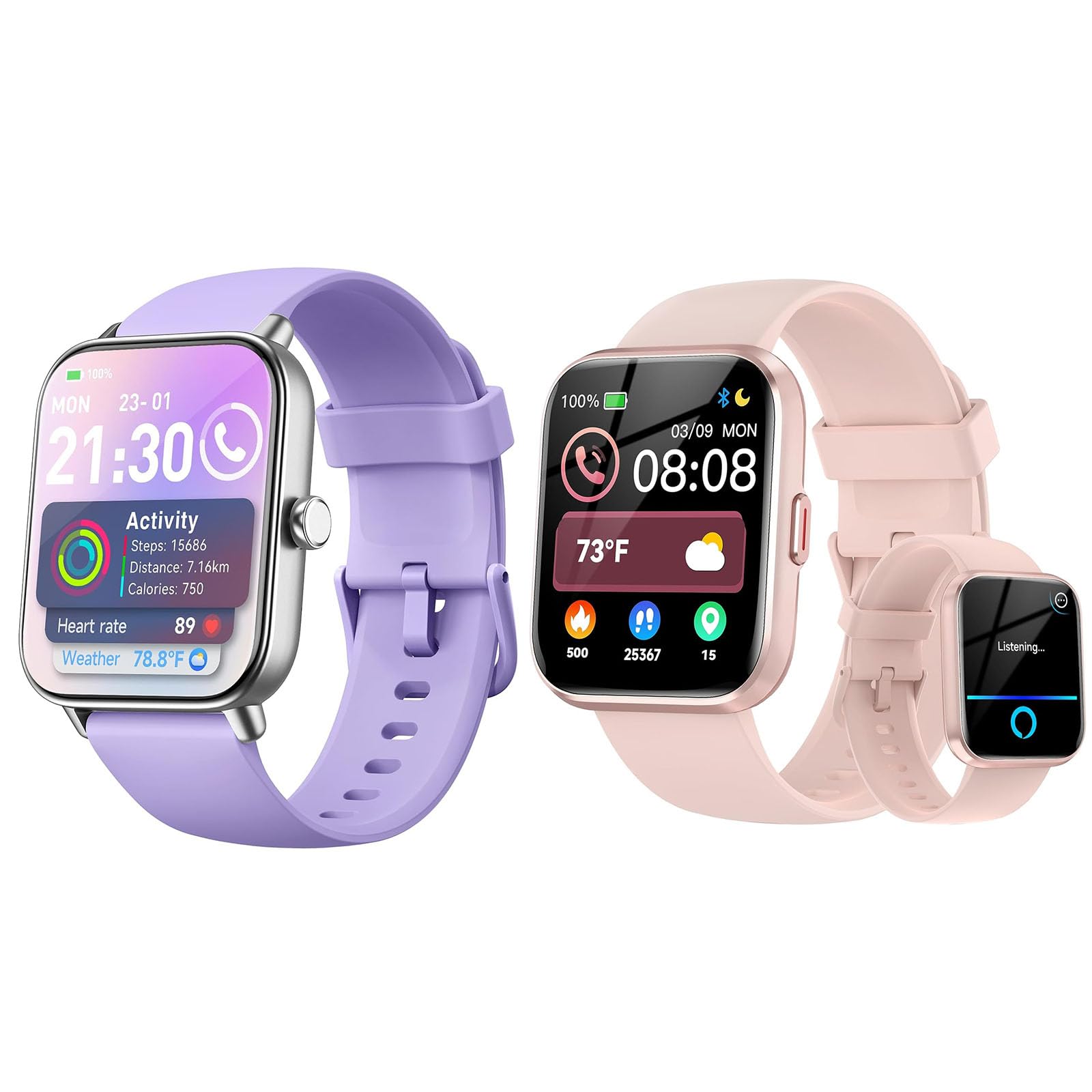 Smart Watches for Women with Alexa Built-in, 1.8