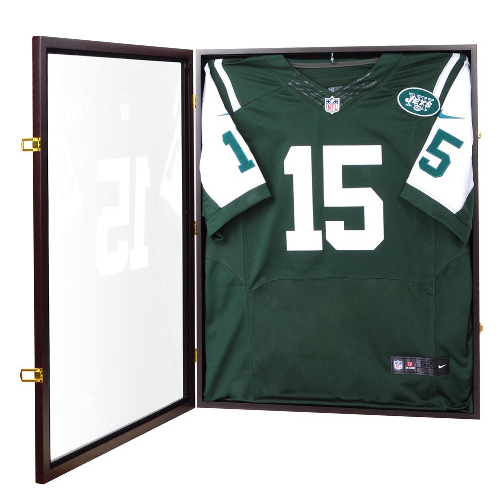 TheLAShop 31x24 Jersey Display Shadow Box - Premium Wood Frame for Football & Baseball Jerseys - Perfect for Sports Memorabilia, Man Cave Decor, and Gift Ideas