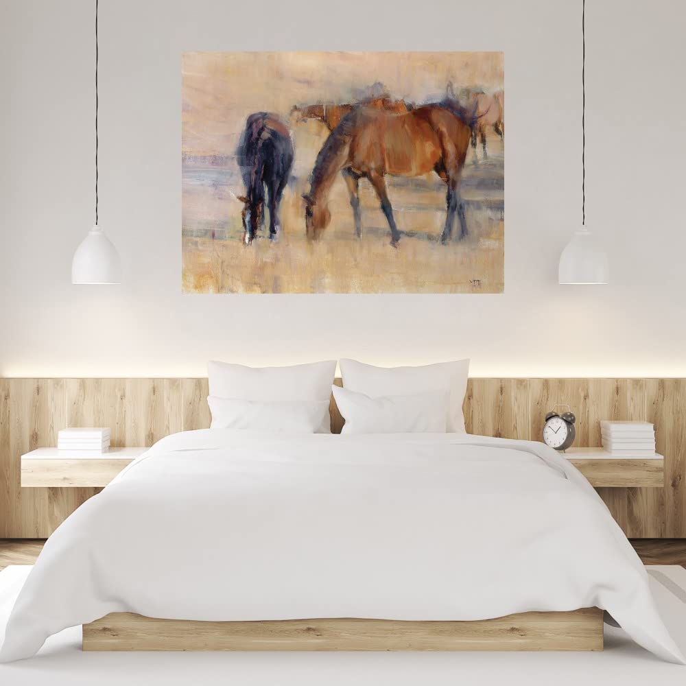 Kentucky Morning 1 Canvas Wall Art - 46x35 Inch Ready to Hang Fine Art Print by Valtcho Tonov - Perfect for Living Room, Bedroom, Office & Home Decor - Scenic Landscape Painting for Modern Interior Design