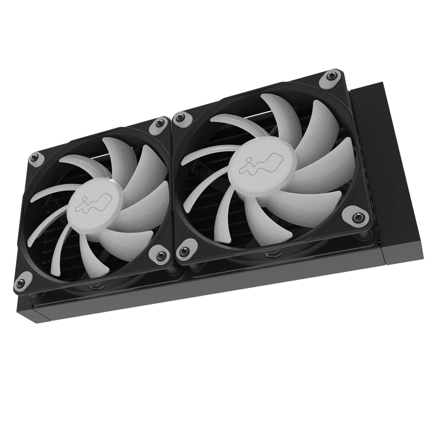 InWin NR24 240mm RGB AIO Liquid CPU Cooler | High-Performance Cooling for Gaming PC & Workstation | Black (IW-LC-NR24) | Perfect for Overclocking & Silent Operation