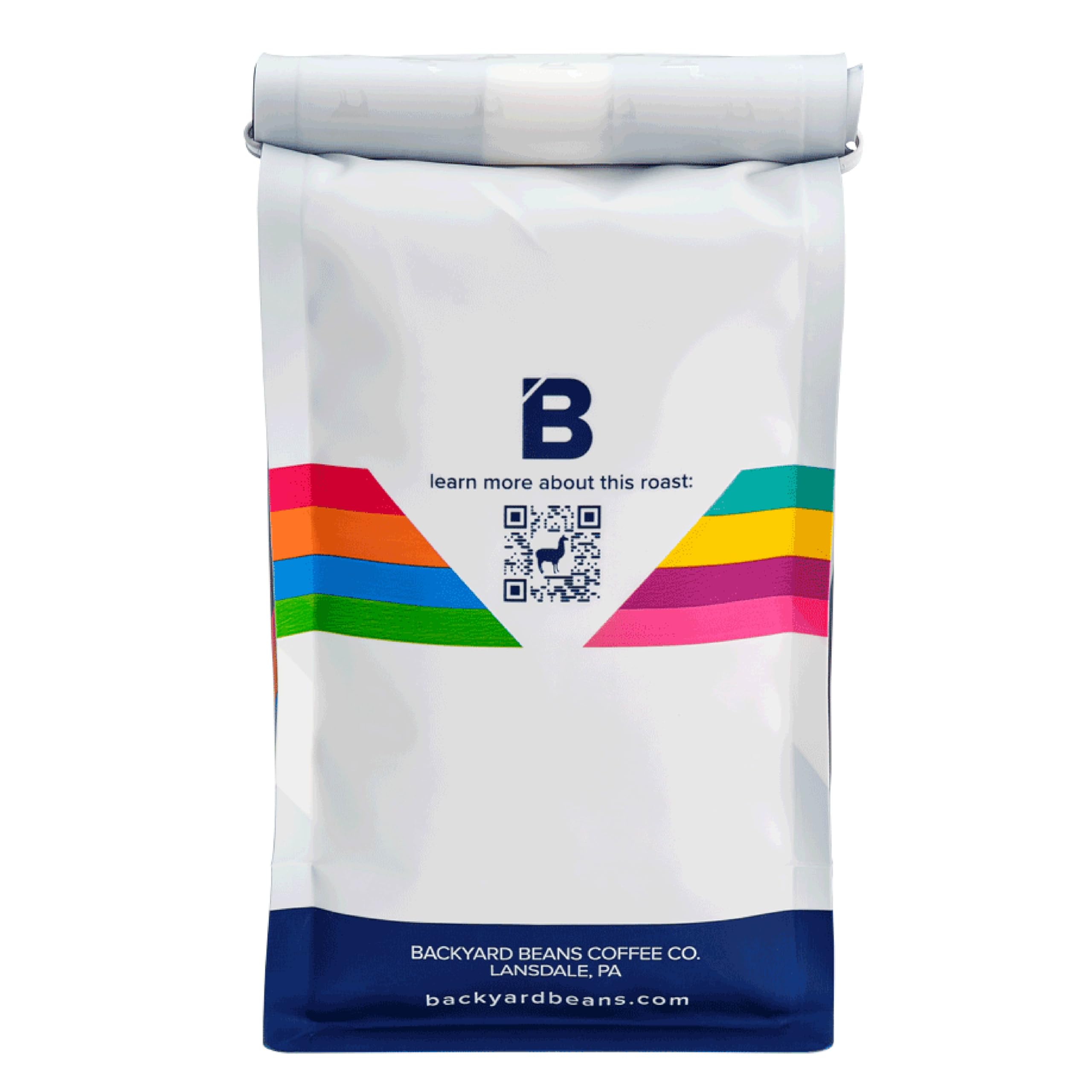 Organic Backyard Beans Coffee Breakfast Blend - Medium Roast Whole Bean Coffee, 12oz | Perfect for Morning Brew, Office Coffee Break & Camping Trips