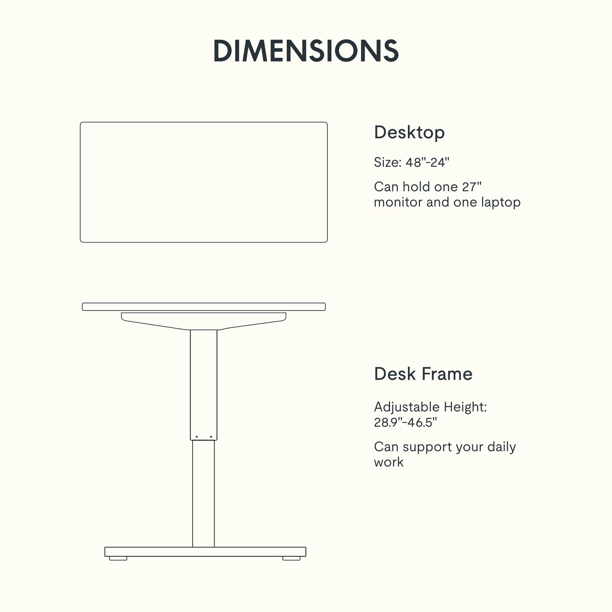 FLEXISPOT EN1 Electric Height Adjustable Standing Desk 48 x 24 Inches, Maple Top & White Frame - Ergonomic Home Office Desk for Computer & Laptop Work, Gaming & Study Setup