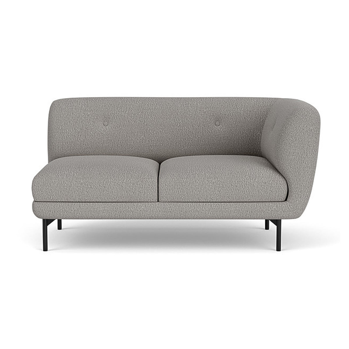 Alfred Boucle Right 2 Seater Modular Sofa - Modern Comfortable Sectional Couch for Living Room, Lounge & Small Spaces
