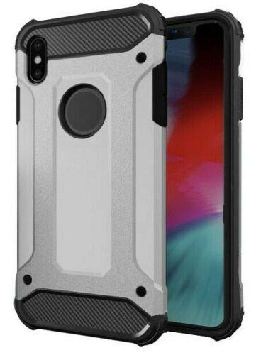SuperGuardZ Heavy Duty Slim Shockproof Protective Case for iPhone Xs/iPhone X - Armor Cover [Silver] | Perfect for Outdoor Activities, Travel & Everyday Protection