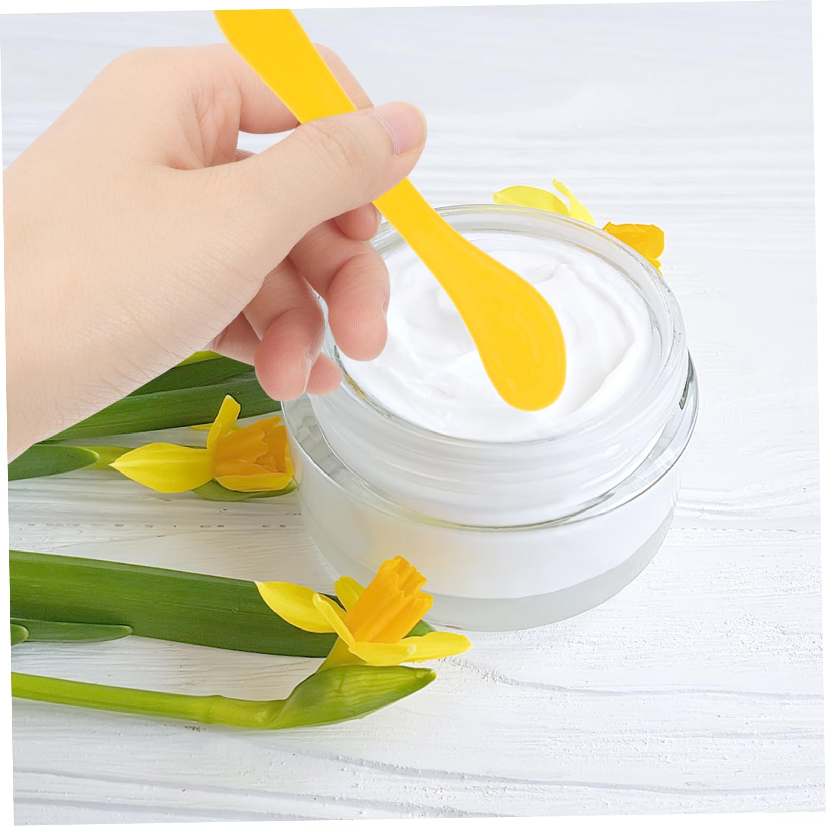 10 Pcs Makeup Spatula Tool - Mini Blender for Freeze Palette, Facial Spoon & Jelly Mask Application | Perfect for Clay Masks, Lip Masks & Collagen Masks | Essential Skin Care & Cosmetic Tools for Professional & Home Use