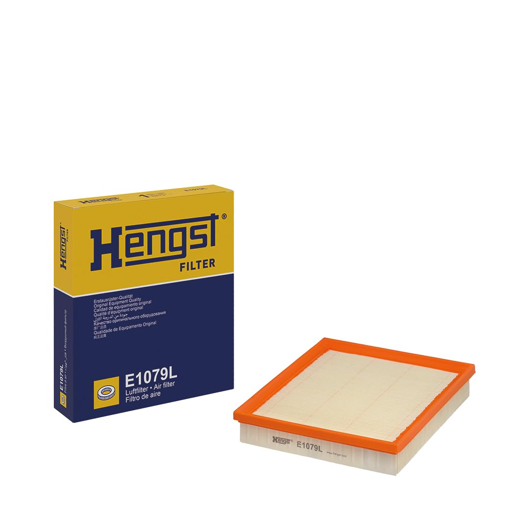 Hengst E1079L High-Performance Air Filter for Cars & Trucks - Improve Engine Efficiency & Airflow | Ideal for Highway Driving & Off-Road Adventures