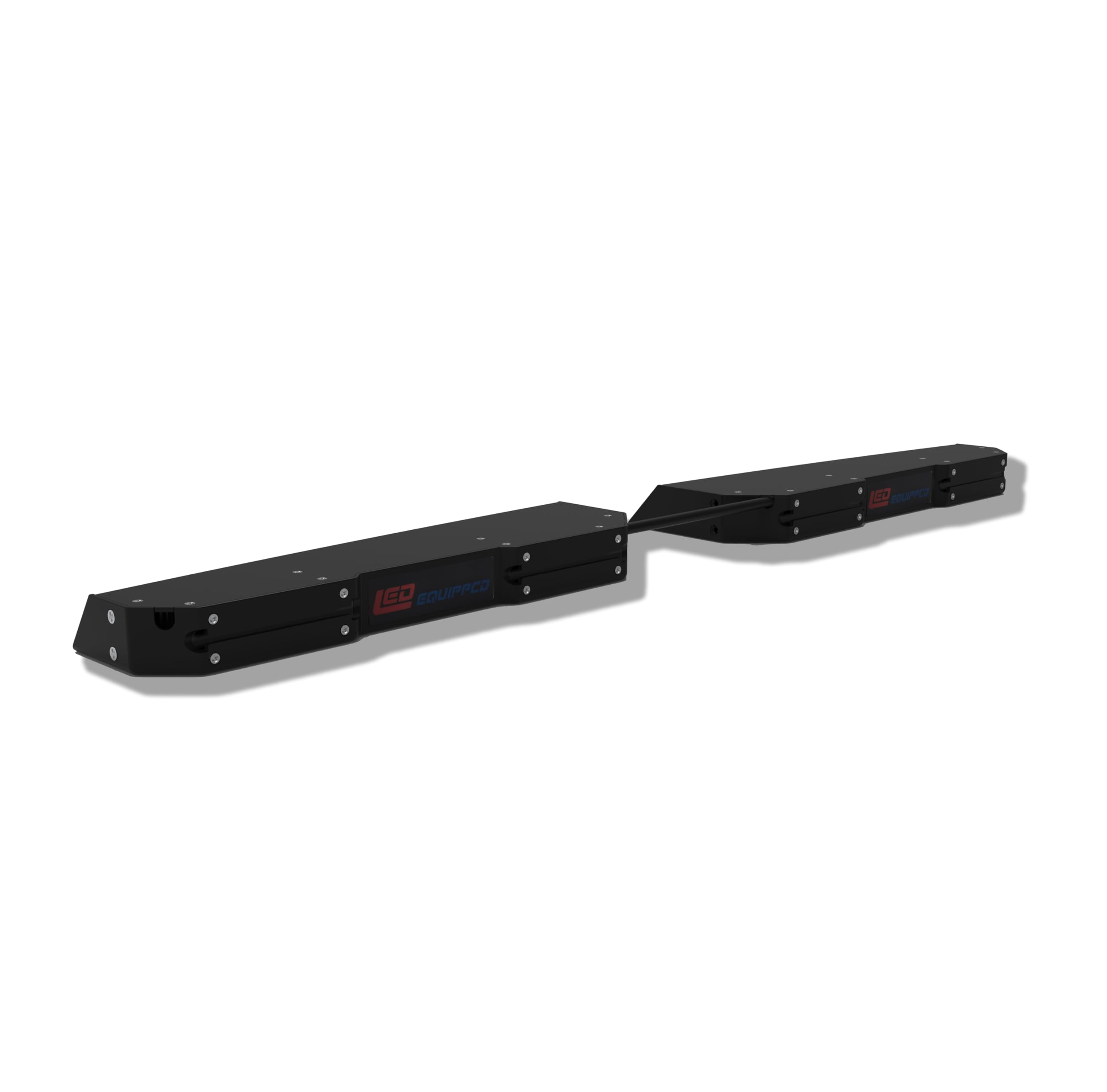 Hunter TIR 3W Interior Upper Windshield LED Strobe Light Bar - Red Emergency Vehicle Lights with Built-in Controller | Perfect for Police, Security & Emergency Response Vehicles