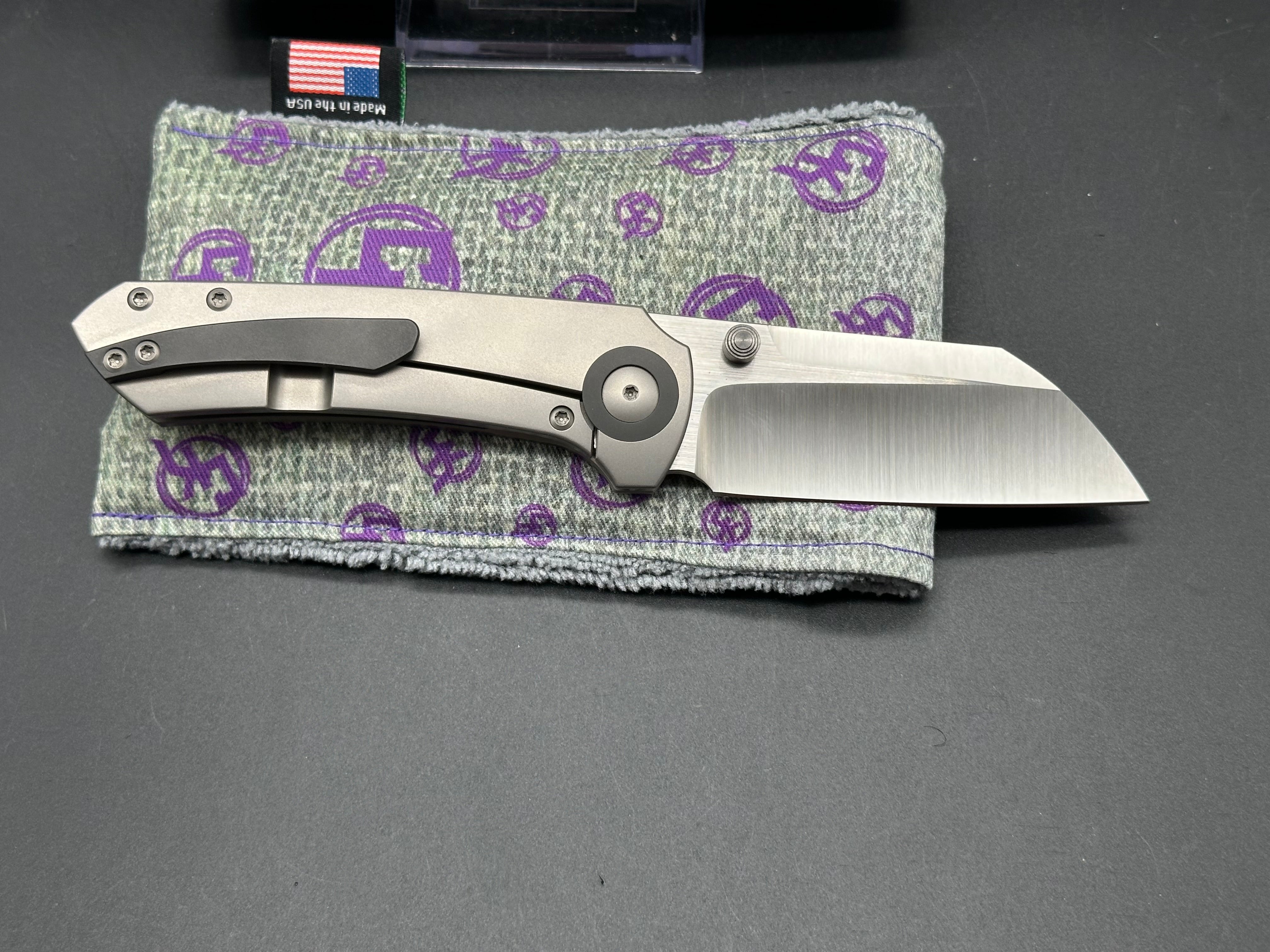 Christensen Knifeworks Production Maverick S - Premium Folding Pocket Knife for Outdoor, Camping, and Everyday Carry (EDC) | Durable Stainless Steel Blade, Ergonomic Handle | Perfect for Hiking, Hunting, and Survival Gear