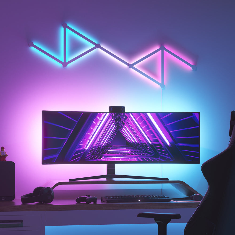 Nanoleaf Lines 60-Degree Expansion Pack (3 Panels) - Smart LED Light Bars for Home & Office Decoration, Gaming Setup, and Mood Lighting