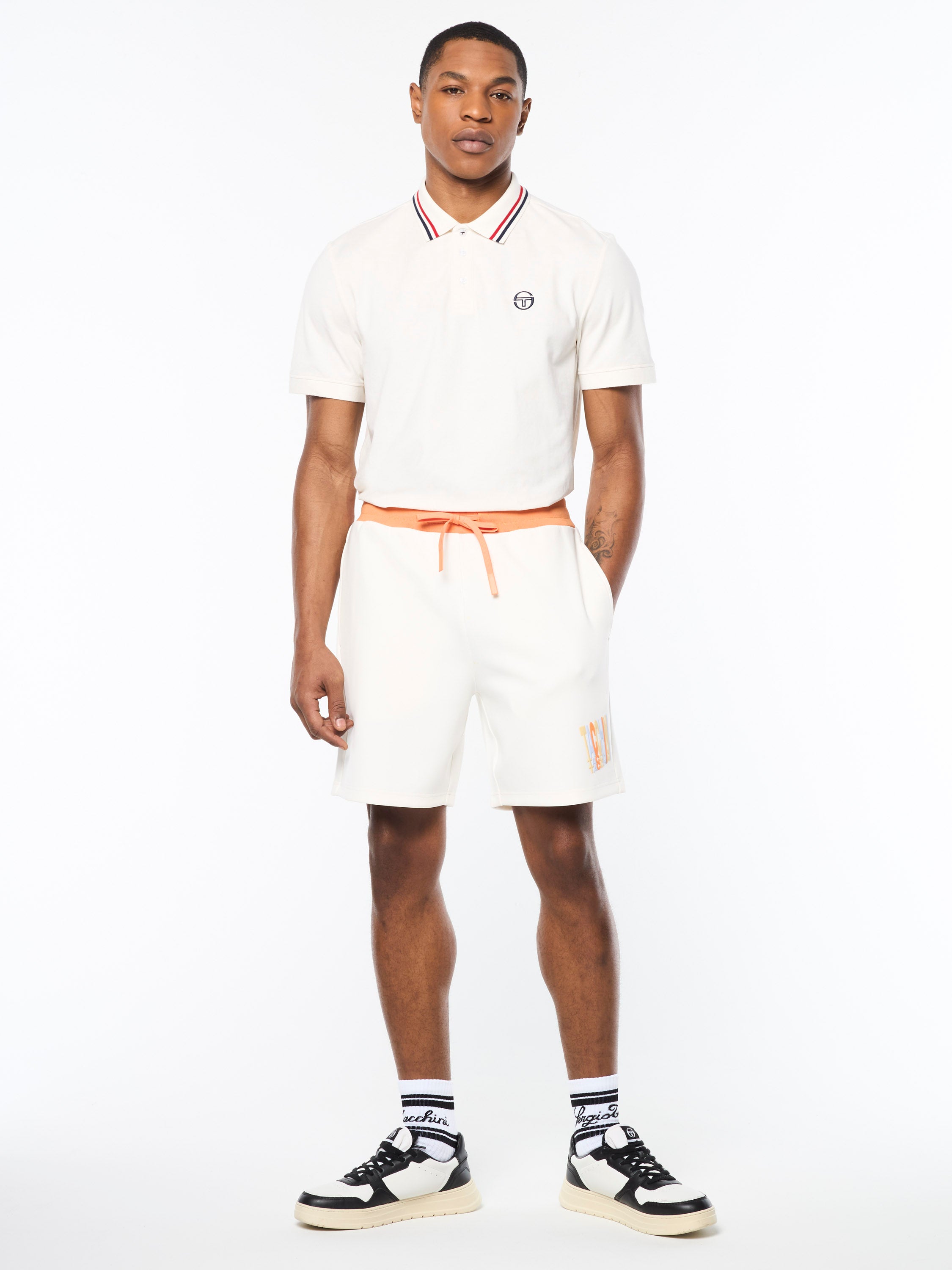 Urso Short Sleeve T-Shirt for Men - Soft Cotton Casual Tee with Gardenia Print | Perfect for Summer Outfits, Beach Wear & Everyday Comfort