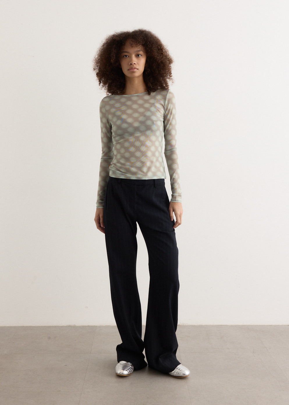 Amelia Top 7029Pm2Mbd Green - Women's Fashion Blouse for Casual Wear, Office, and Date Nights