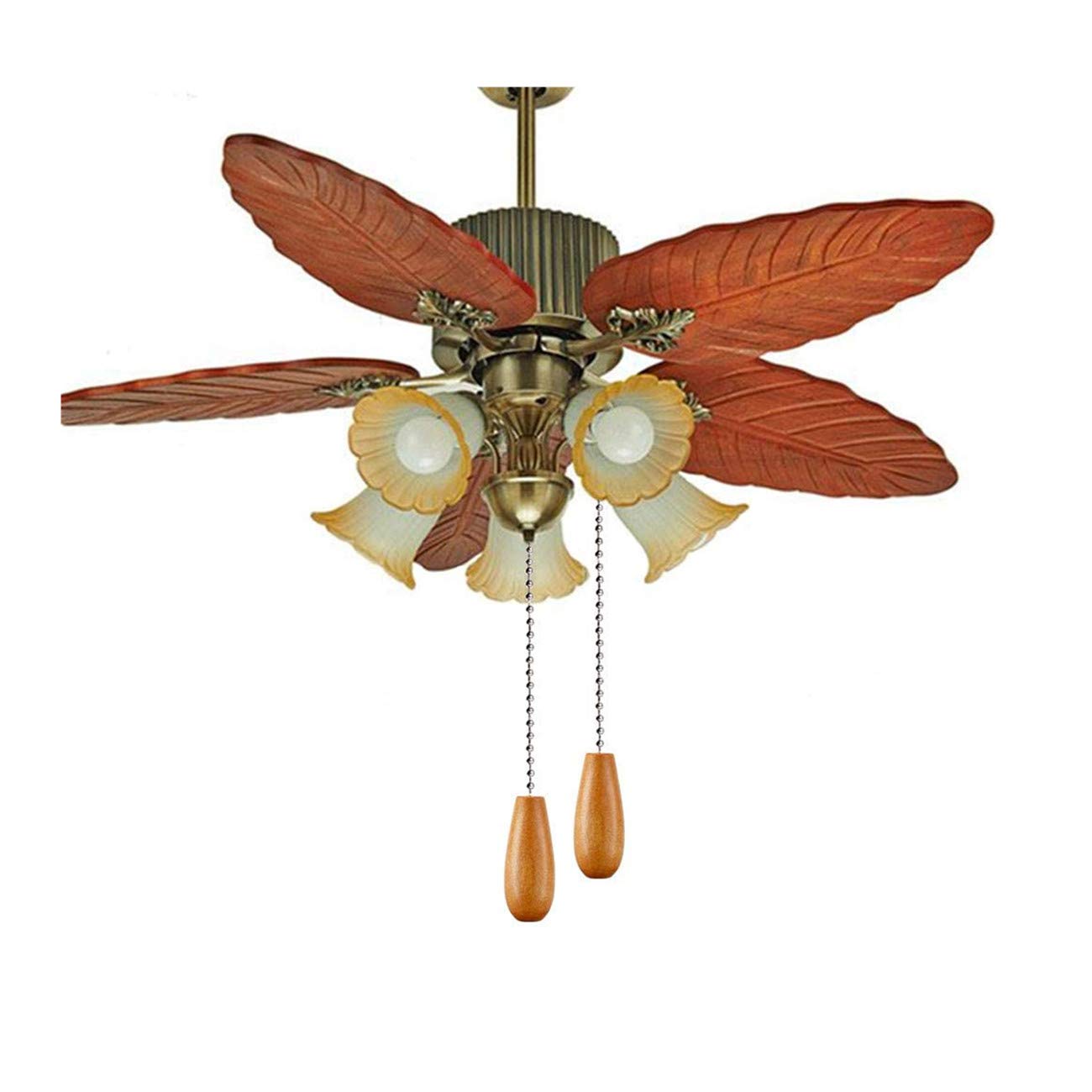 Wooden Ceiling Fan Chain Pulls - 3 Pack Extension Cord for Ceiling Light & Fan Control - Perfect for Bedroom, Living Room, and Home Office Lighting Adjustments