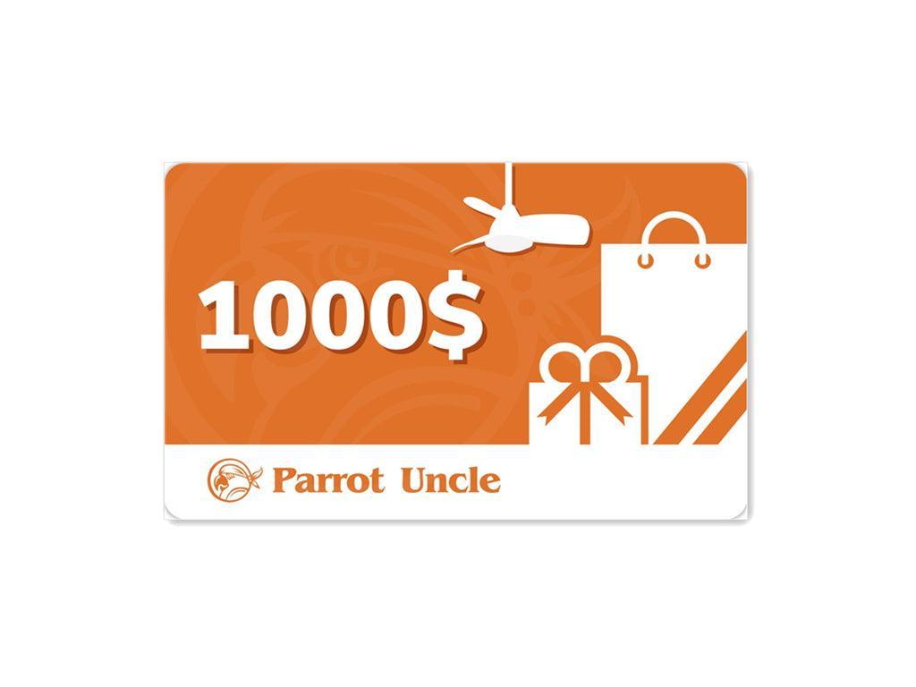 Parrot Uncle Gift Cards - Perfect for Birthdays, Holidays & Special Occasions | Online Shopping & Gifts for Loved Ones