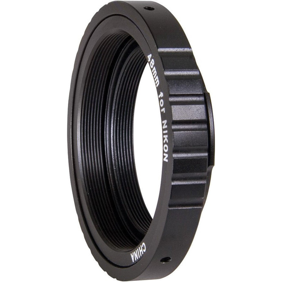 Nikon M48 T Ring Adapter for F Mount Cameras - Compatible with Telescopes & Astrophotography
