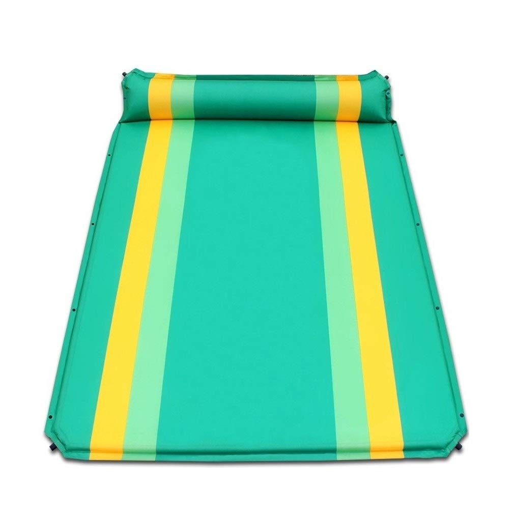 **Self-Inflating Camping Sleeping Pad for 2 Person – Ultralight, Compact & Waterproof Mattress for Backpacking, Hiking & Outdoor Adventures (Green) – Perfect for Couples Camping & Backpacking Trips**
