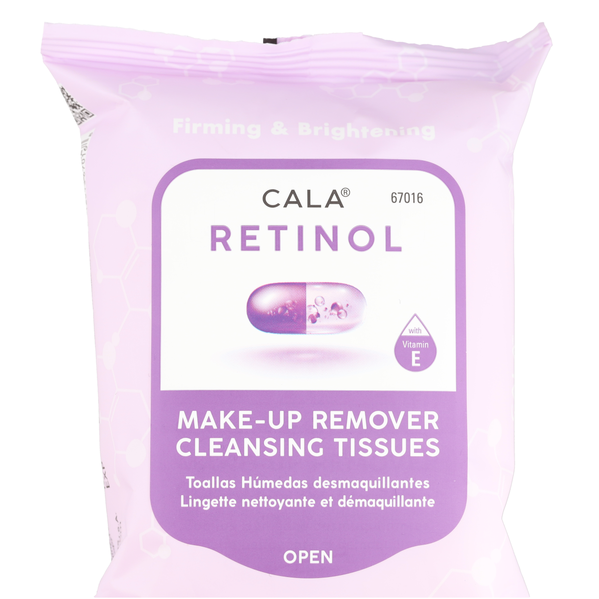 Retinol Makeup Remover Cleansing Wipes (30 Count) - Gentle Facial Cleansing Tissues for Sensitive Skin | Perfect for Travel, Gym & Nighttime Skincare Routine