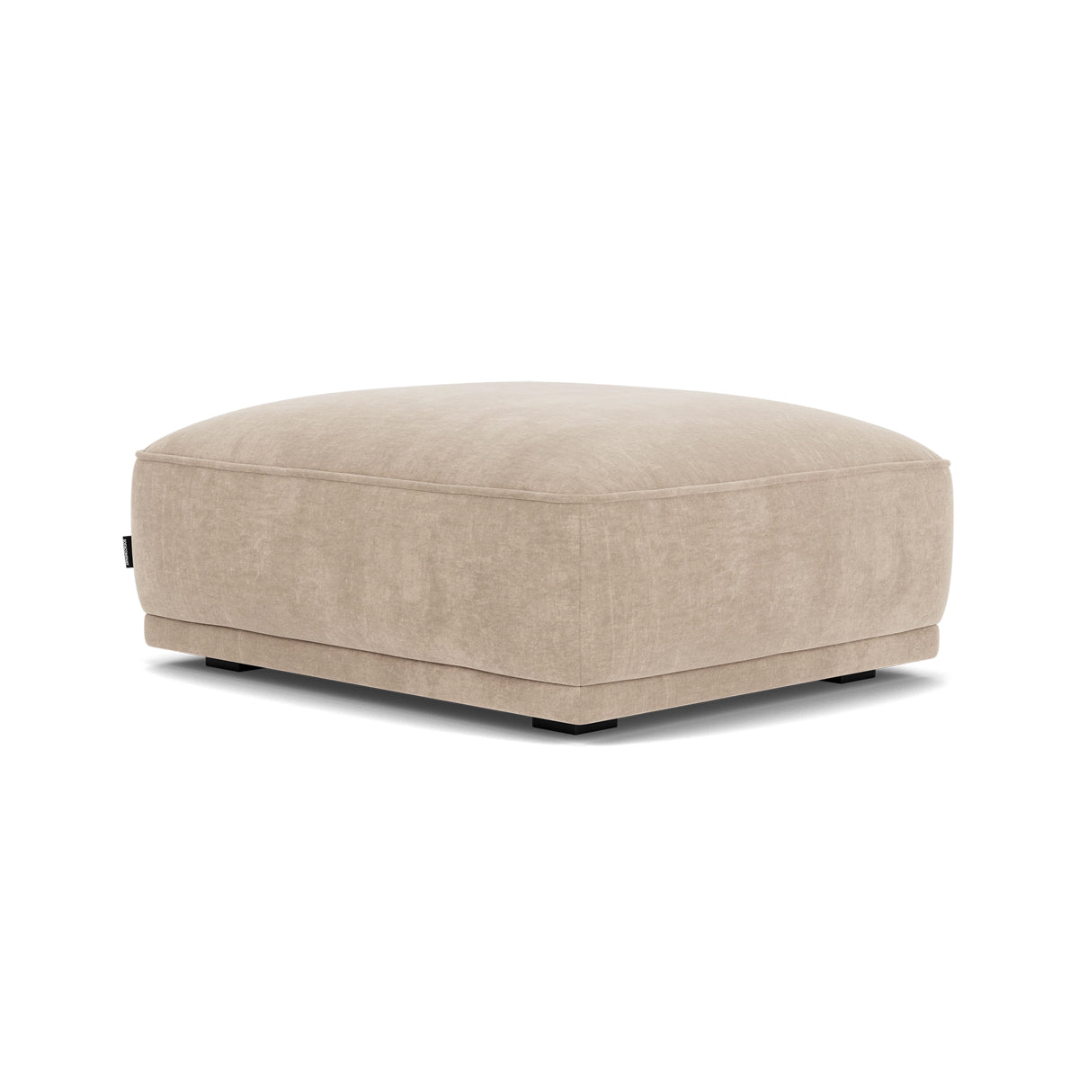 Leonora Fabric Storage Ottoman with Tufted Top - Stylish Footrest, Coffee Table & Extra Seating for Living Room, Bedroom & Dorm