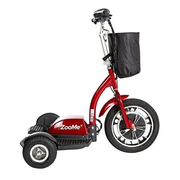 Drive Medical ZooMe 3-Wheel Mobility Scooter for Adults - Lightweight Foldable Electric Scooter for Seniors & Disabled - Perfect for Shopping, Travel & Outdoor Recreation