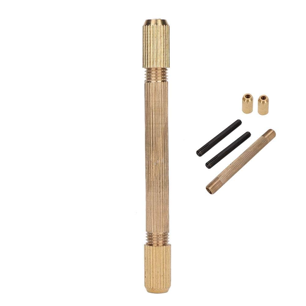 Precision Double Sided Pin Vise - Mini Manual Drill Set for Jewelry & Watch Repair