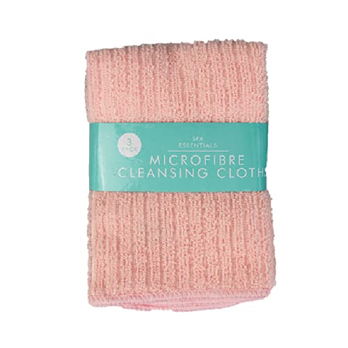 3 Pack Super Absorbent Microfiber Face Cloths - Gentle Makeup Remover & Skin Cleansing Towels | Soft, Lightweight & Quick Drying for Daily Beauty Routine, Travel & Gym Essentials
