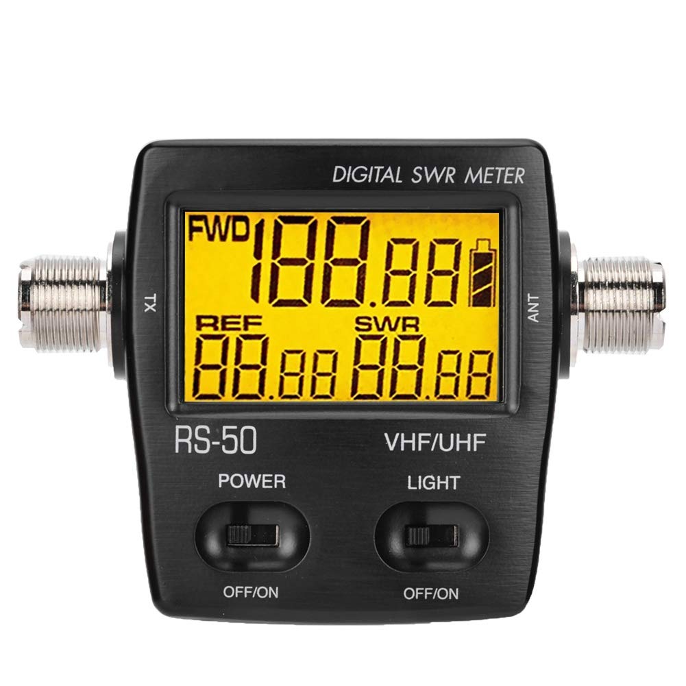 Digital VHF UHF 125-525MHz SWR Power Meter - Portable Watt Meter for CB Radio, Ham Radio & Antenna Tuning - Perfect for Field Testing, Signal Measurement & Radio Setup