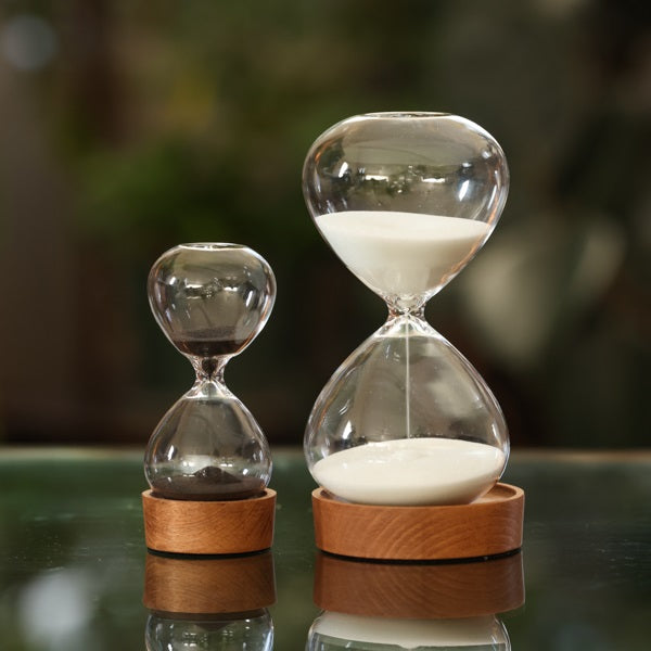 Mindfulness Meditation Hourglass Set - 5/10/15 Minute Sand Timer for Yoga, Relaxation & Focus - Perfect for Home, Office & Classroom Use