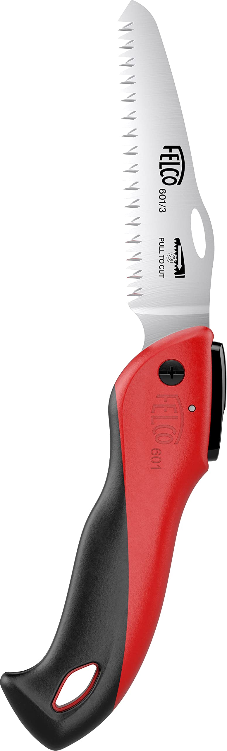 FELCO 601 Mini Folding Pull-Stroke Saw - 4.7 Inch Ultra Compact Hand Saw for Camping, Hiking & Outdoor Survival Gear | Portable Wood Cutting Tool for Garden Pruning & Bushcraft