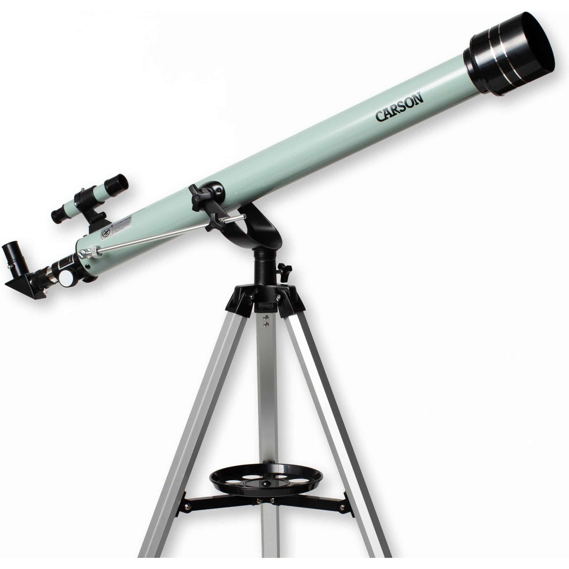 Carson 60mm Stara Series Refractor Telescope - Portable Astronomy Telescope for Adults & Kids with SR 100 Lens - Perfect for Stargazing, Bird Watching, and Outdoor Adventures