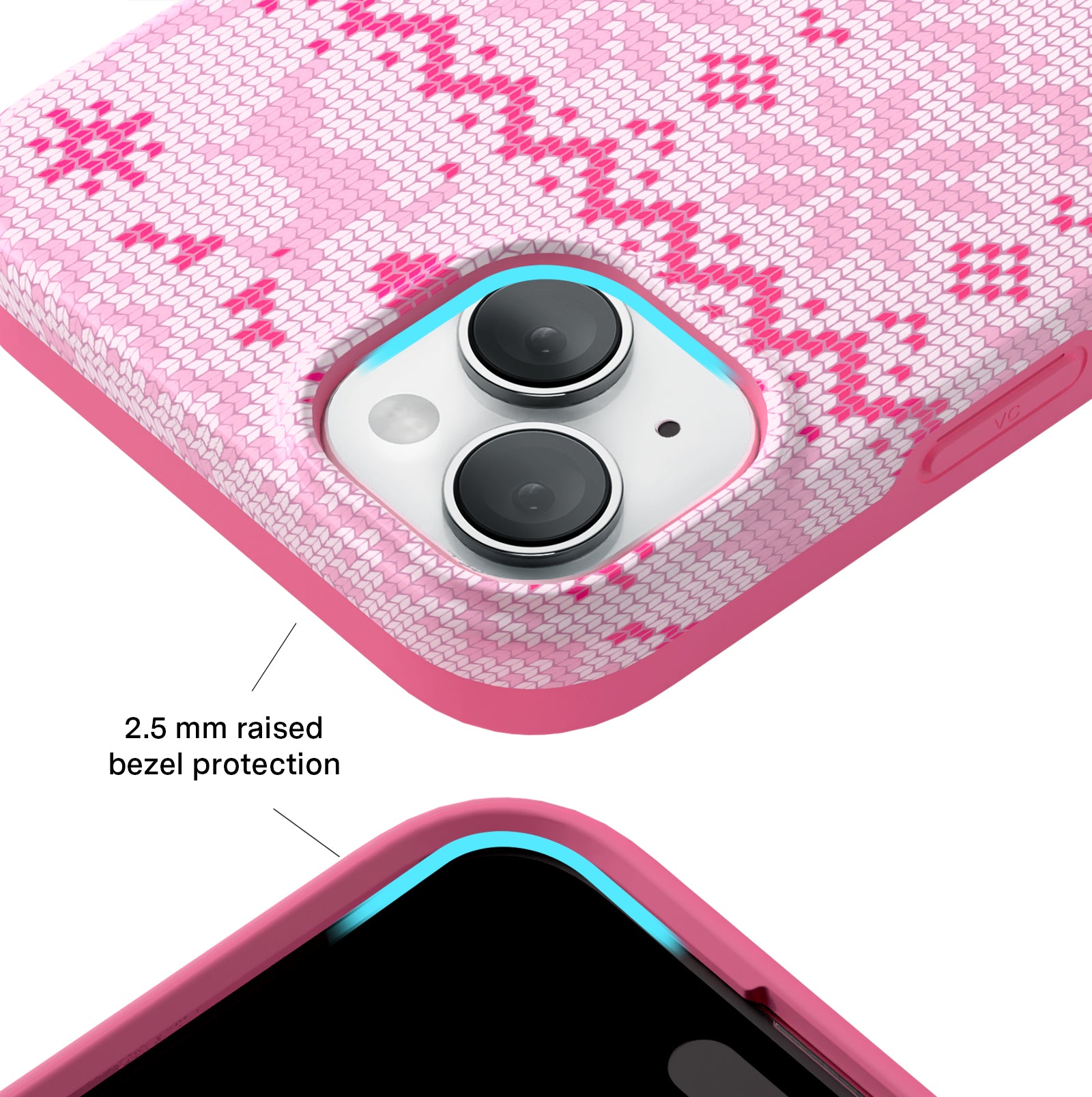Bubble Gum Sweater iPhone Case - Trendy Knit Design Protective Cover for iPhone 13/14/15 Pro Max - Perfect for Fall Fashion, Cozy Outfits & Instagram Photos