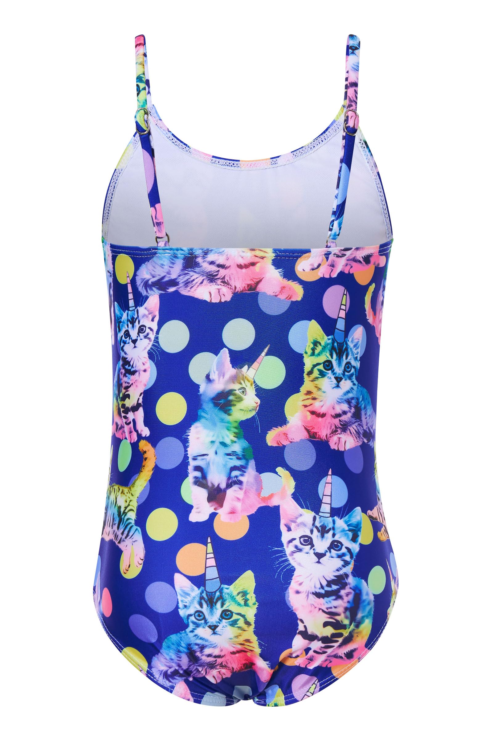 RAISEVERN Girls One Piece Swimsuits for Kids 3-10 Years - Cross Back Bathing Suits for Beach, Pool & Summer Water Activities | UV Protection Swimwear for Toddler & Little Girls