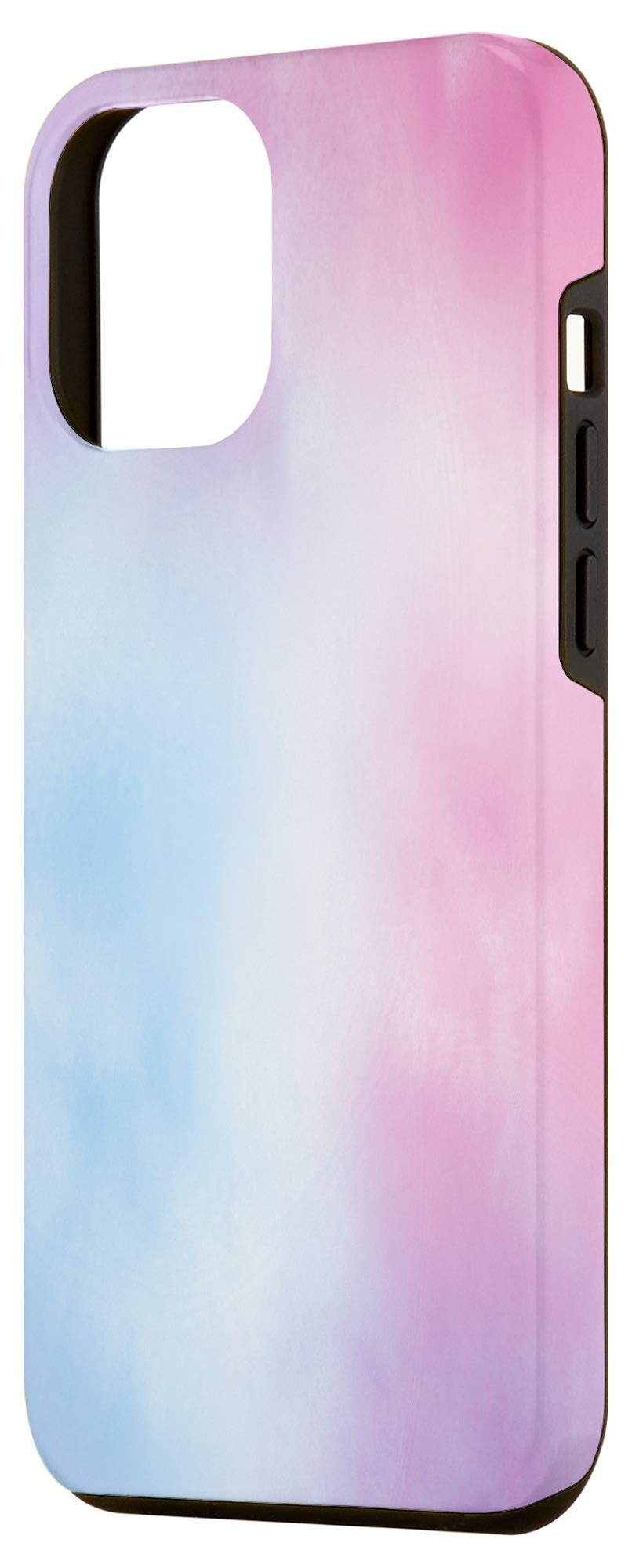 iPhone 12 Pro Max Case - Pink Blue Ombre Tie Dye Design, Shockproof Protective Cover for Women & Girls - Perfect for Daily Use, Travel & Outdoor Activities