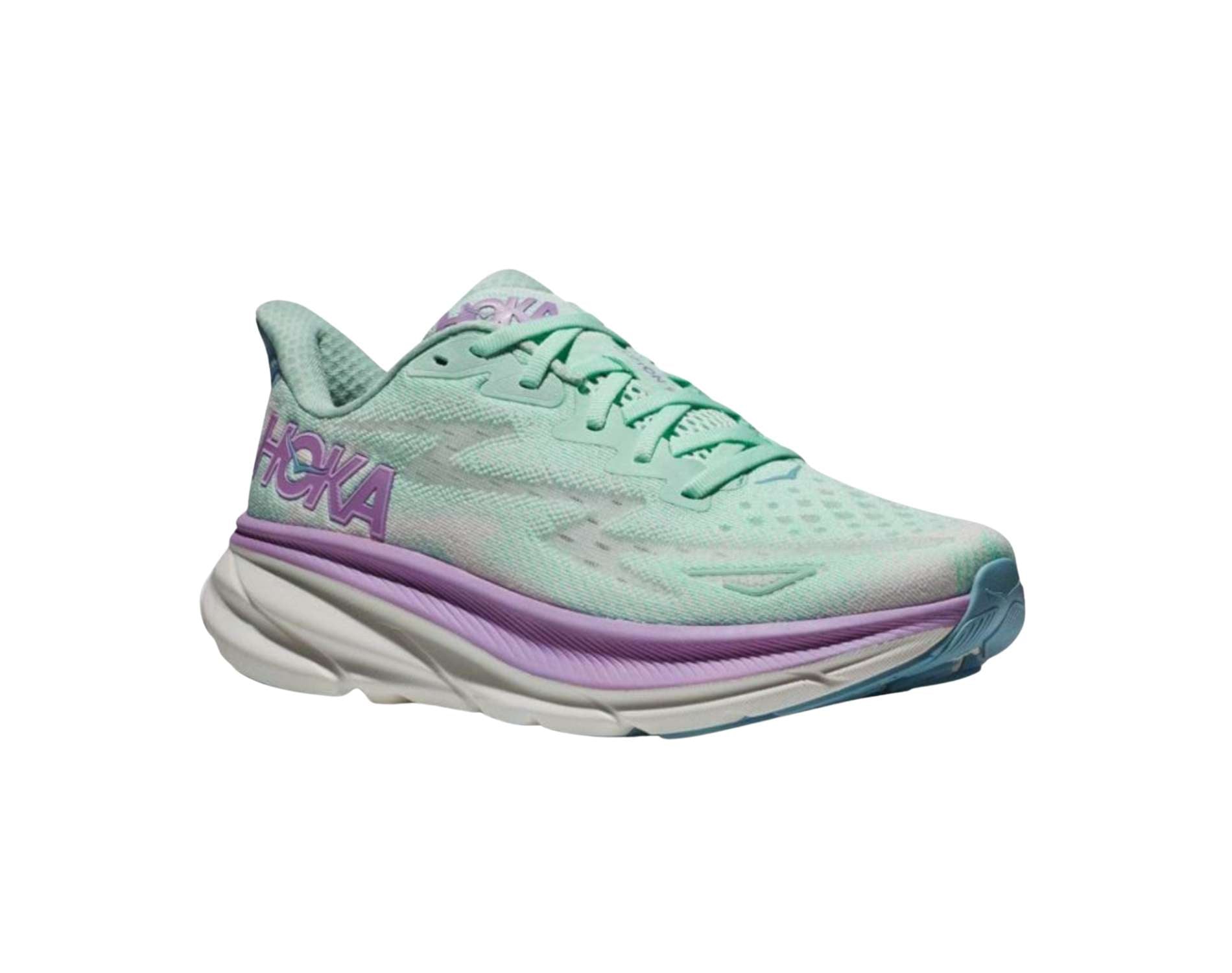 Hoka Clifton 9 Women's Running Shoes - Lightweight Cushioned Road Sneakers for Jogging, Walking & Gym Workouts