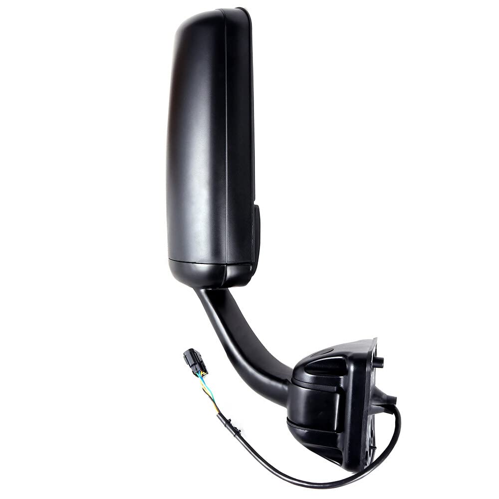 SCITOO Power Heated Towing Mirror - Right Passenger Side for Freightliner Cascadia 2008-2016 (Black, OEM A2261257005) | Durable Truck Exterior Rear View Mirror for Safe Driving in All Weather Conditions