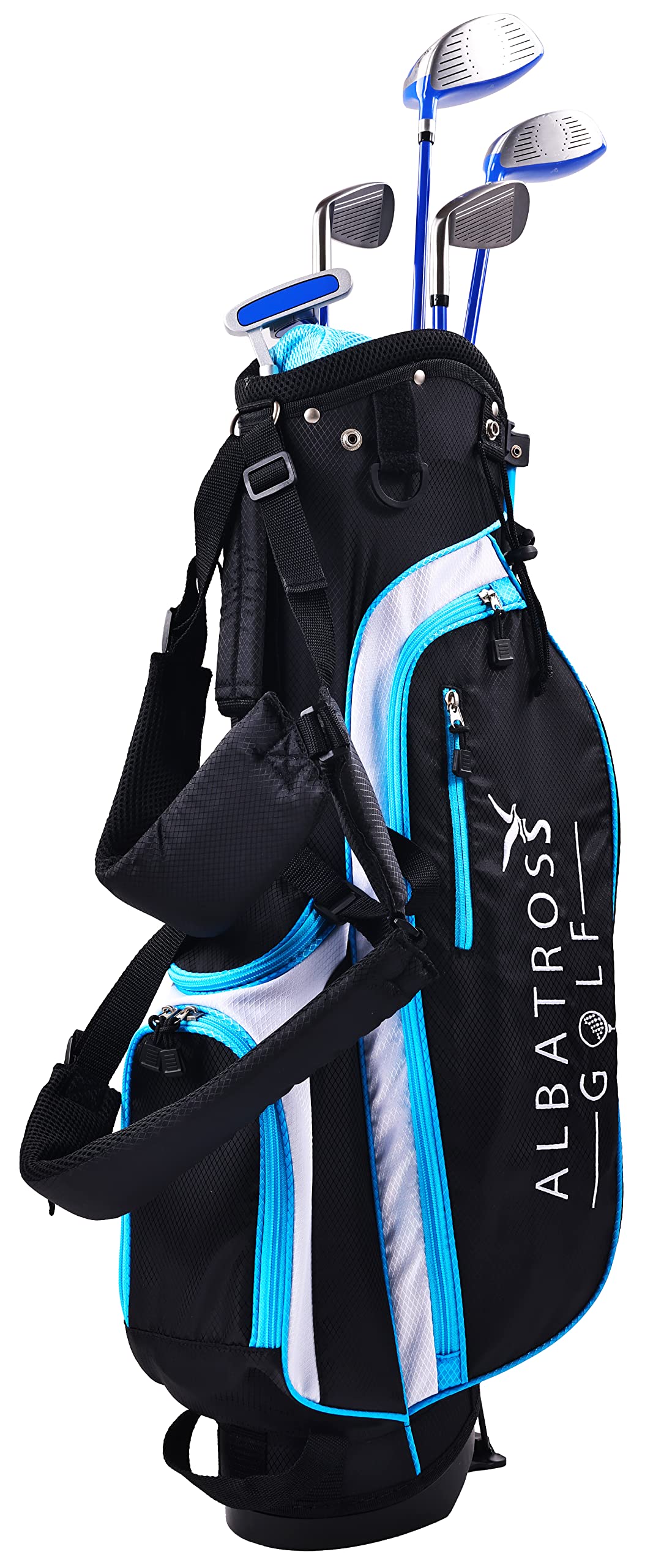 Junior Complete Golf Club Set with Stand Bag for Kids Age 3-12 - 7 or 8 Piece Right-Handed Youth Golf Clubs | Perfect for Beginners, Junior Golf Tournaments & Outdoor Family Activities