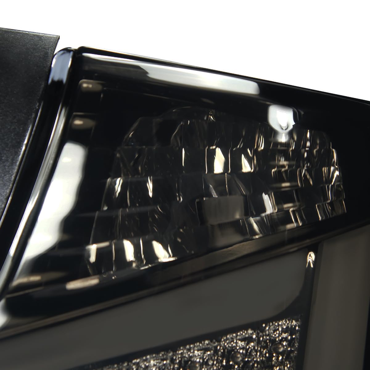 Spec-D Tuning Glossy Black Smoke LED Tail Lights for 2011-2013 Scion tC (Pre-May 2013 Production) - Left & Right Pair Assembly - Enhanced Night Visibility & Style Upgrade for Your Coupe