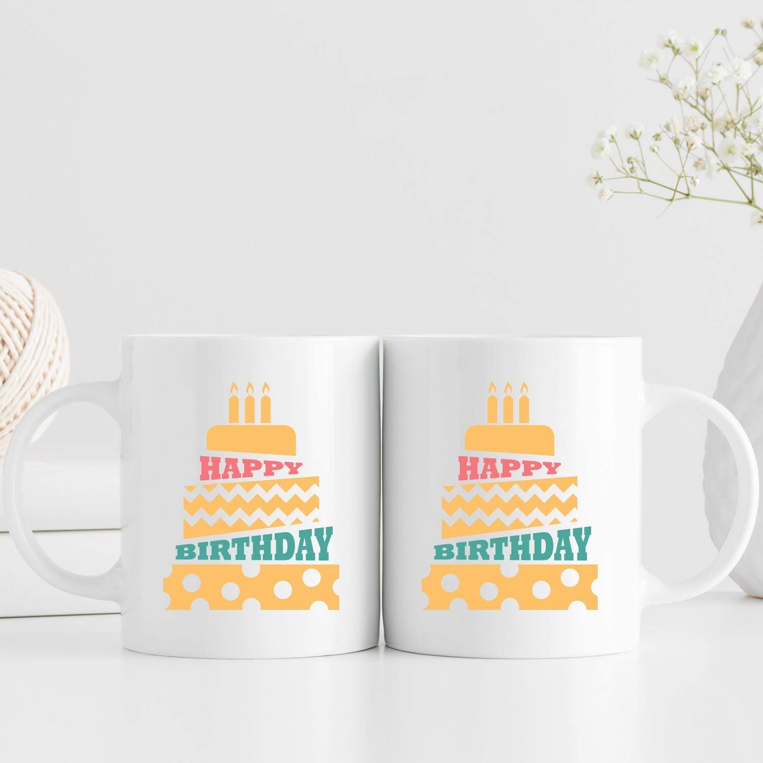 Funny Birthday Coffee Mug - 11oz Novelty Gift for Women, Men, Mom, Dad, Wife, Friends, Girlfriend & Boyfriend - Perfect for Office, Home & Party Celebrations