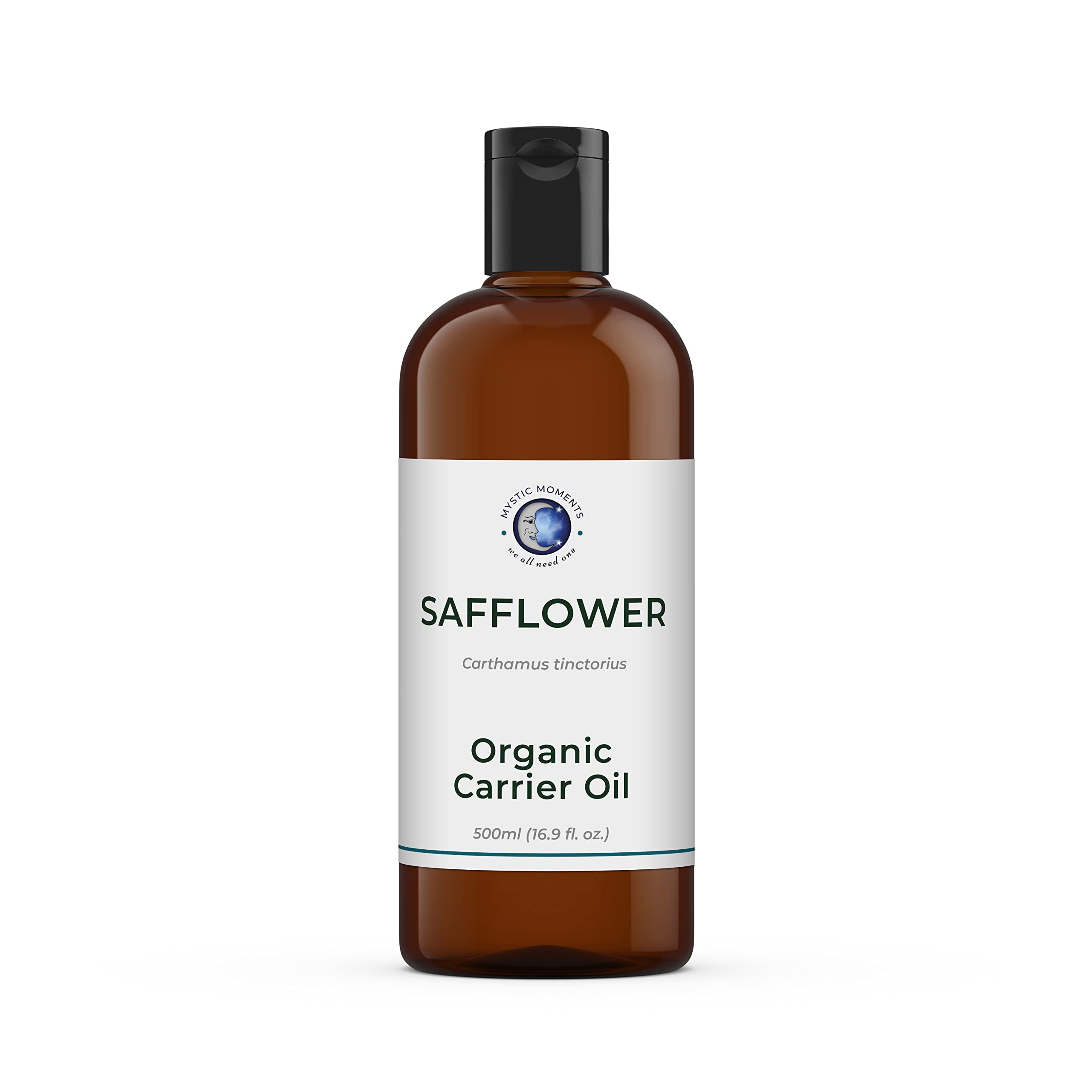Organic Safflower Carrier Oil - 100% Pure, 1 Litre | Cold-Pressed & Unrefined for Skin & Hair Care | Perfect for Massage, Aromatherapy & DIY Beauty Products