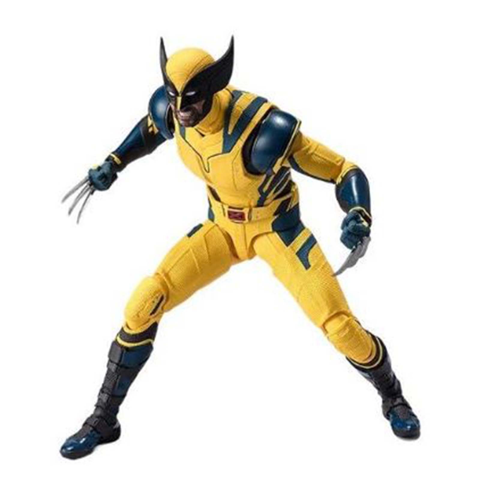 Bandai Deadpool and Wolverine SHFiguarts Wolverine Action Figure - Collectible Marvel Superhero Toy for Display & Play - Perfect for Fans, Gifts, and Comic Book Collections