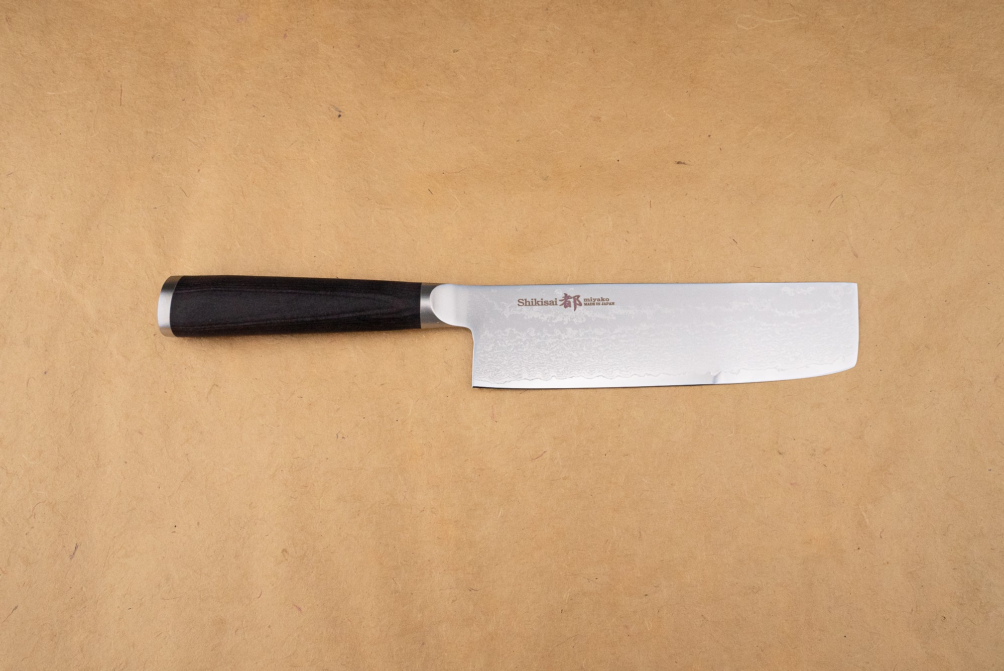 Shizu Hamono Shikisai Miyako 170mm Nakiri Knife - Japanese Vegetable Knife for Precise Slicing, Dicing & Chopping - Perfect for Home Chefs & Professional Kitchens