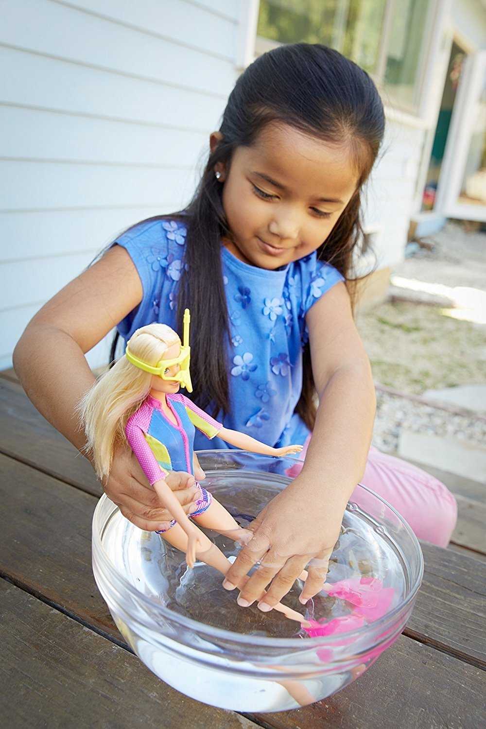 Barbie and Her Magical Dolphin - Interactive Playset for Kids, Perfect for Imaginative Play & Storytelling | Great Gift for Girls Ages 3-8 | Pool, Bathtub & Outdoor Water Play Toy