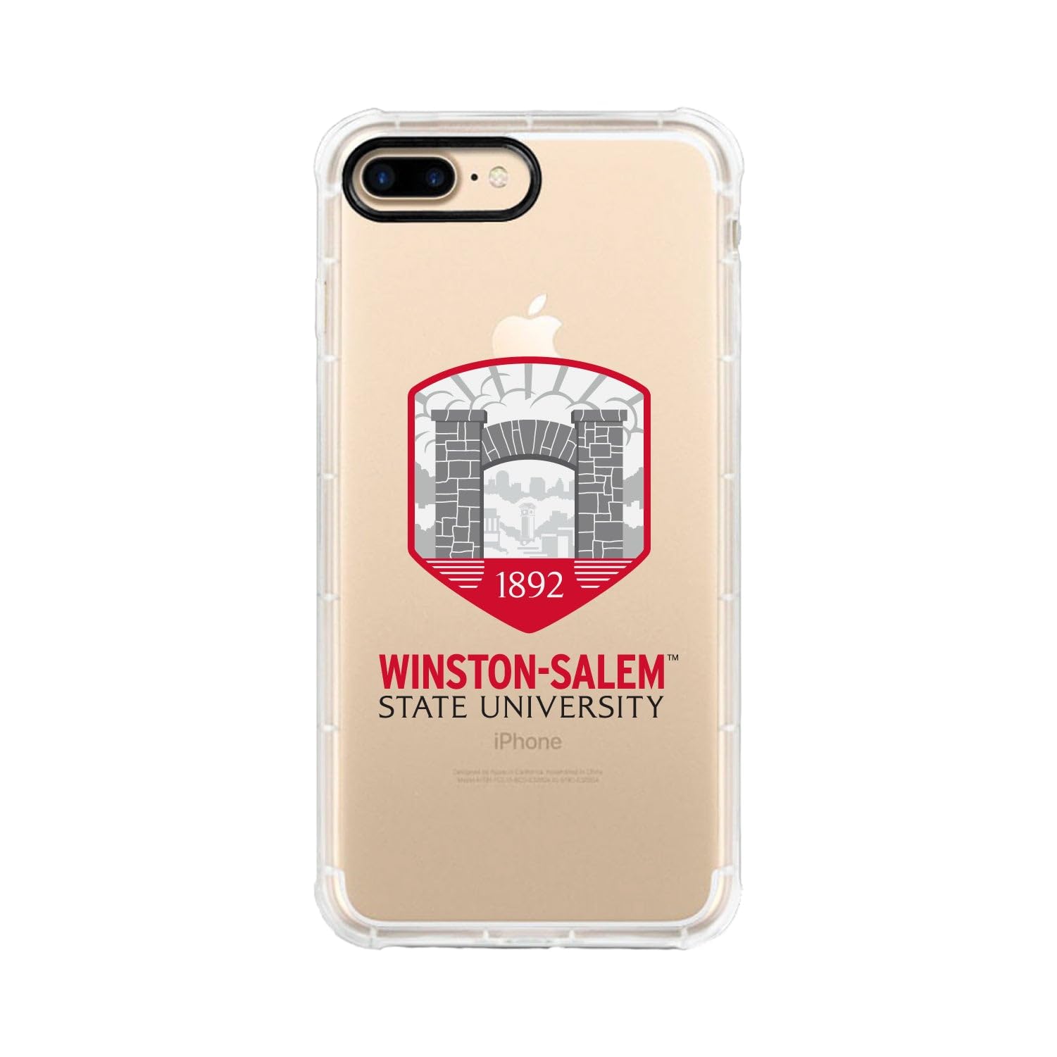 OTM Essentials Rugged Phone Case for iPhone 13 - Winston-Salem State University Edition | Shockproof Protective Cover with Reinforced Edges | Perfect for College Students & Alumni