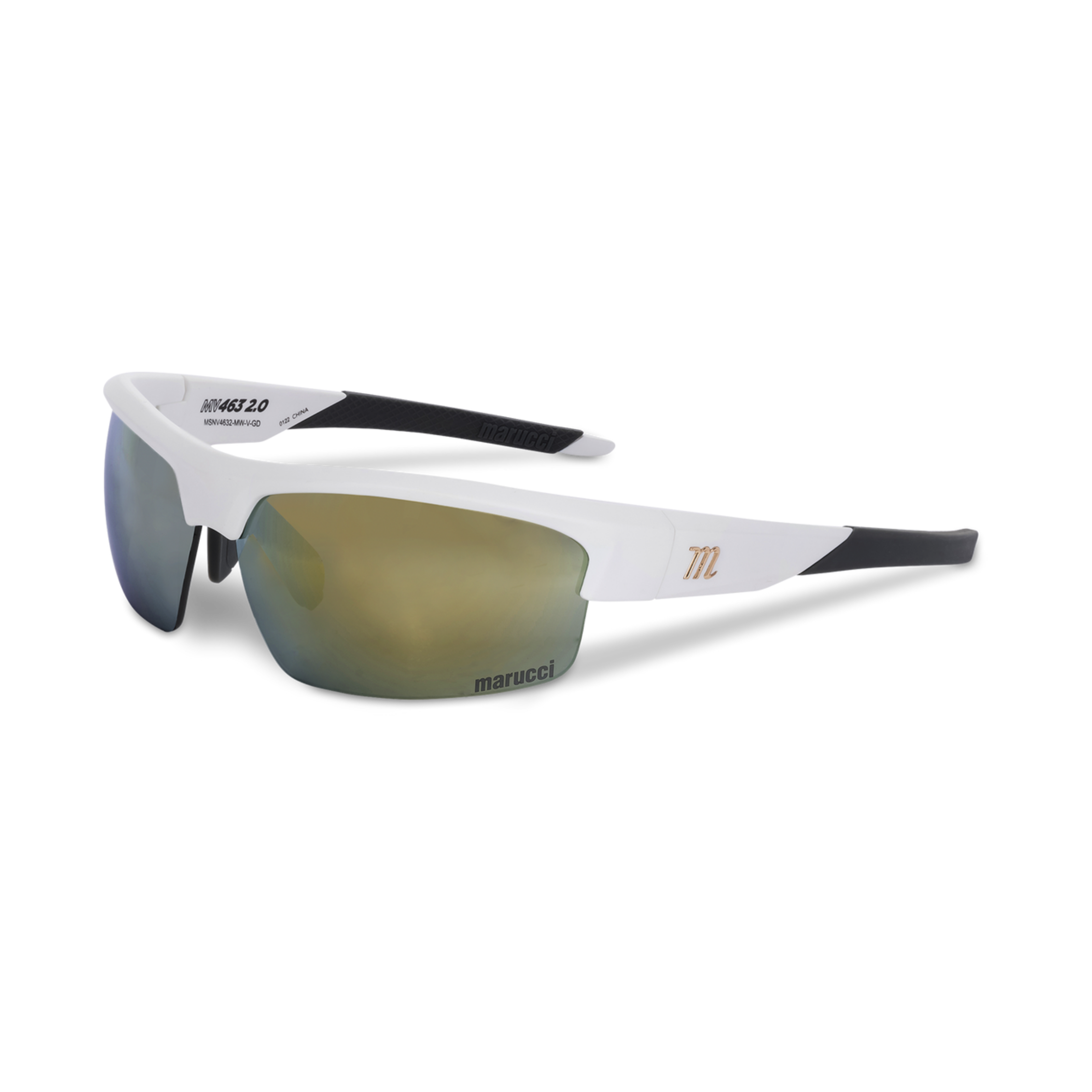 Marucci MV463 2.0 Youth Performance Sunglasses - UV Protection Sports Shades for Baseball, Running & Outdoor Activities - Lightweight Comfortable Youth Sunglasses for Kids & Teens