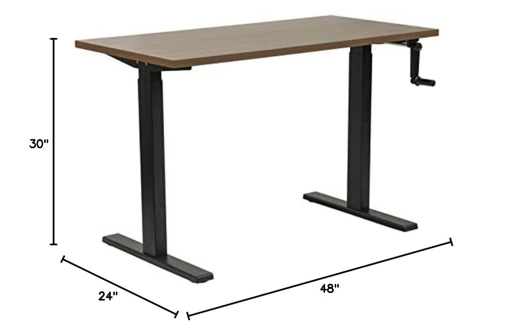 Ergonomic Adjustable Height Desk - Model 23000 by OS Home & Office Furniture for Standing & Sitting Work | Home Office, Study & Workspace Solution